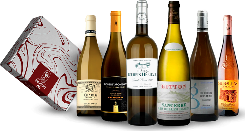Seleção Premium de Vinhos Brancos "Vindouro Elegante"